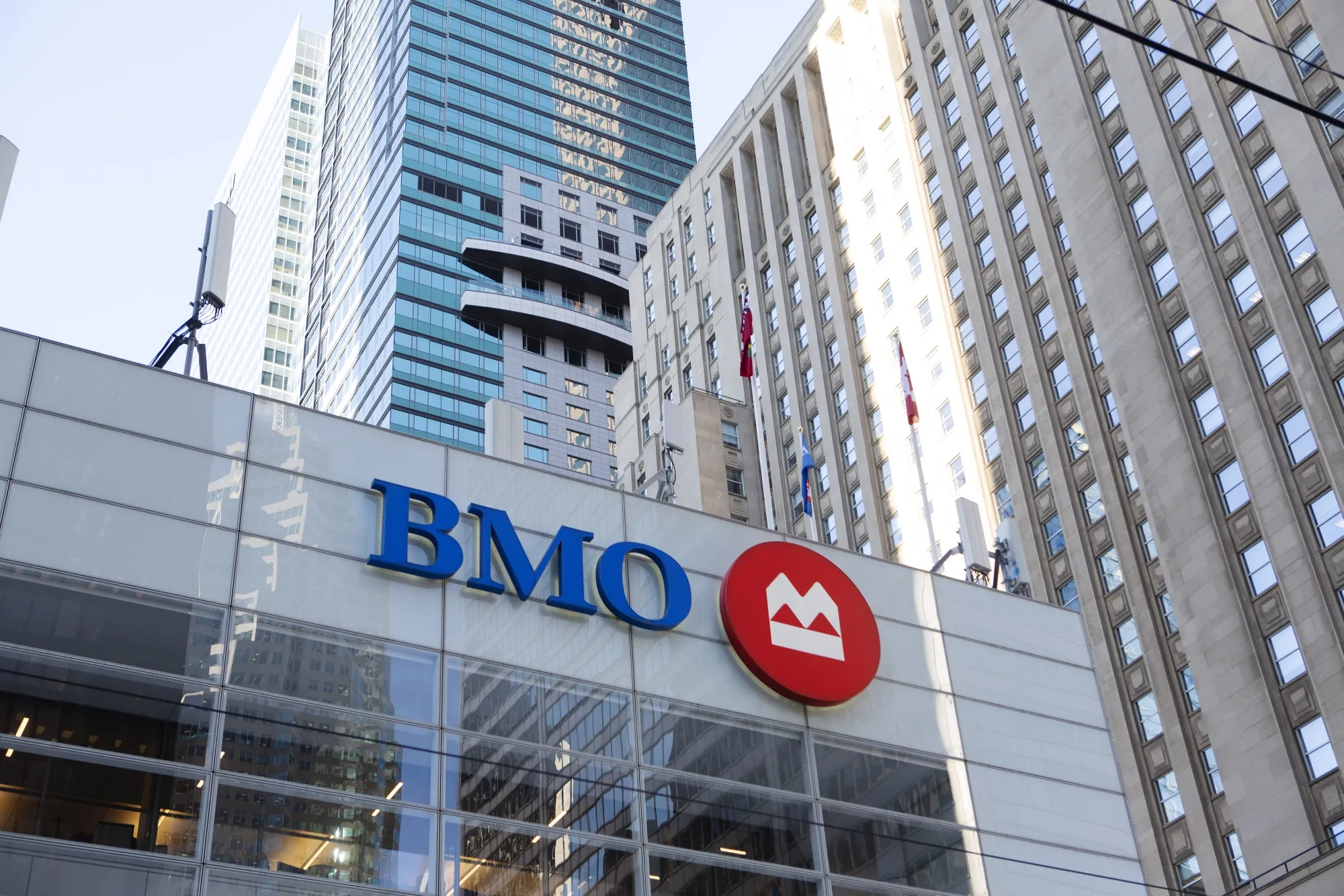 The Bank of Montreal (BMO) headquarters in Toronto, Ontario, Canada.
