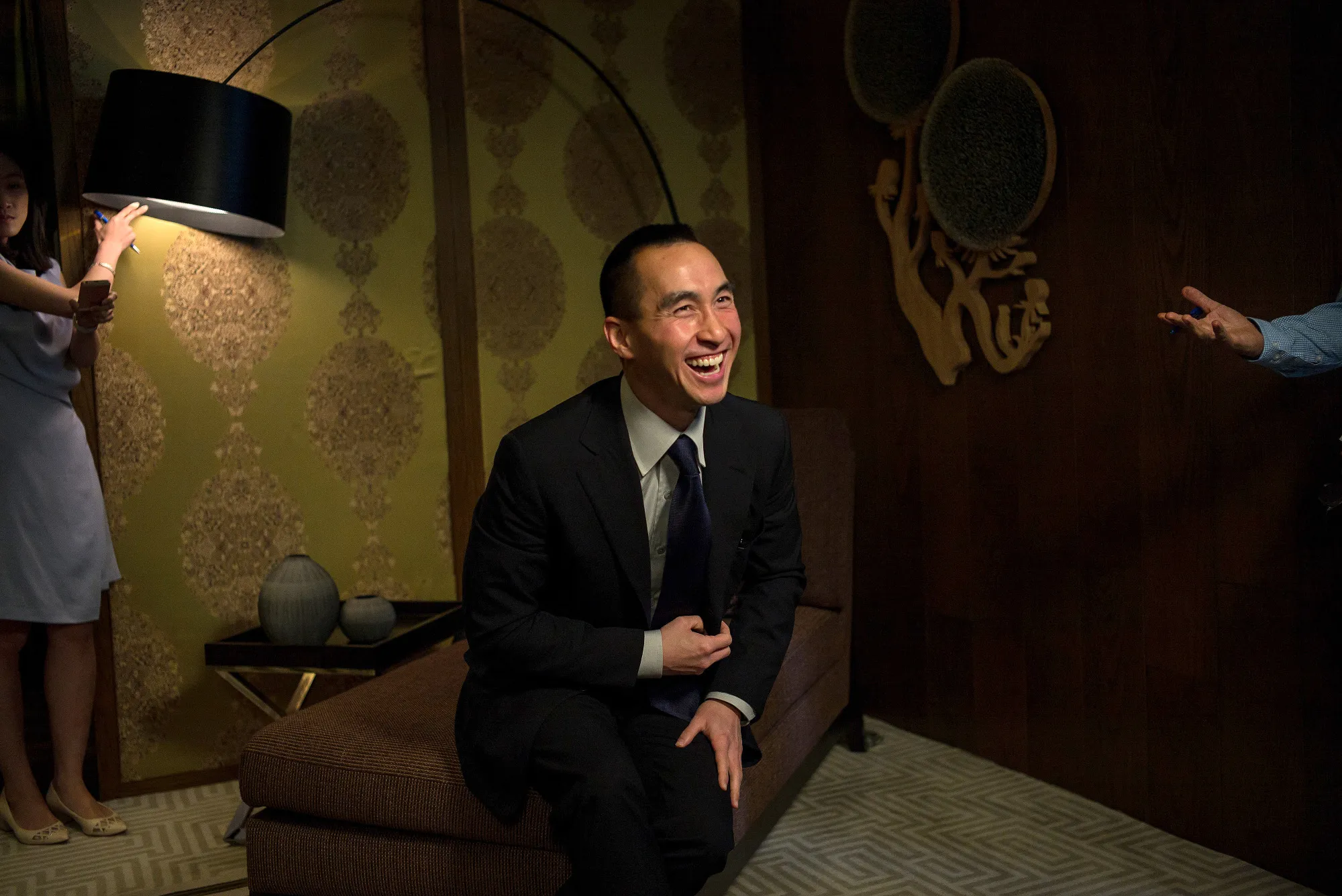 Lawrence Ho. Photographer: Billy H.C. Kwok/Bloomberg
