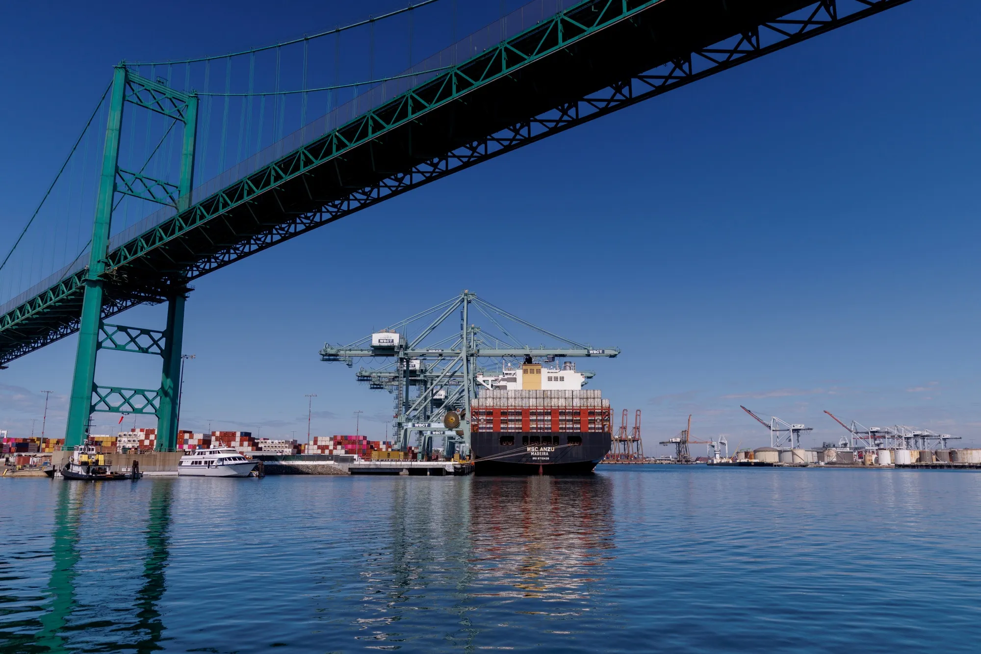 The Port of Los Angeles.