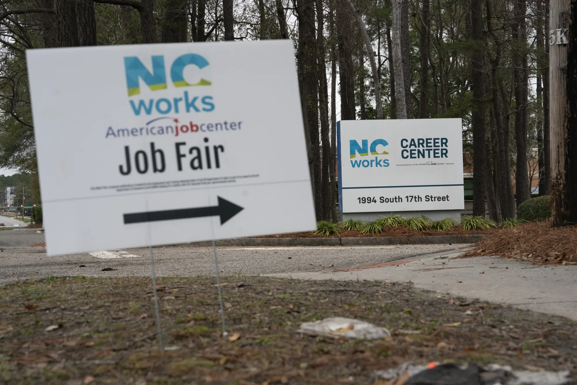 A jobs fair in Wilmington, North Carolina.
