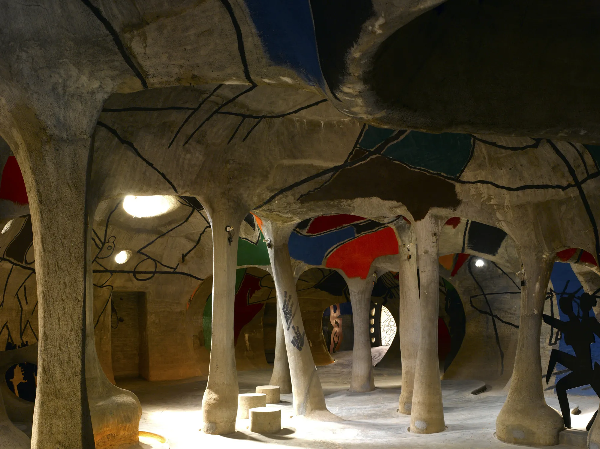 An art gallery designed by Doshi.

