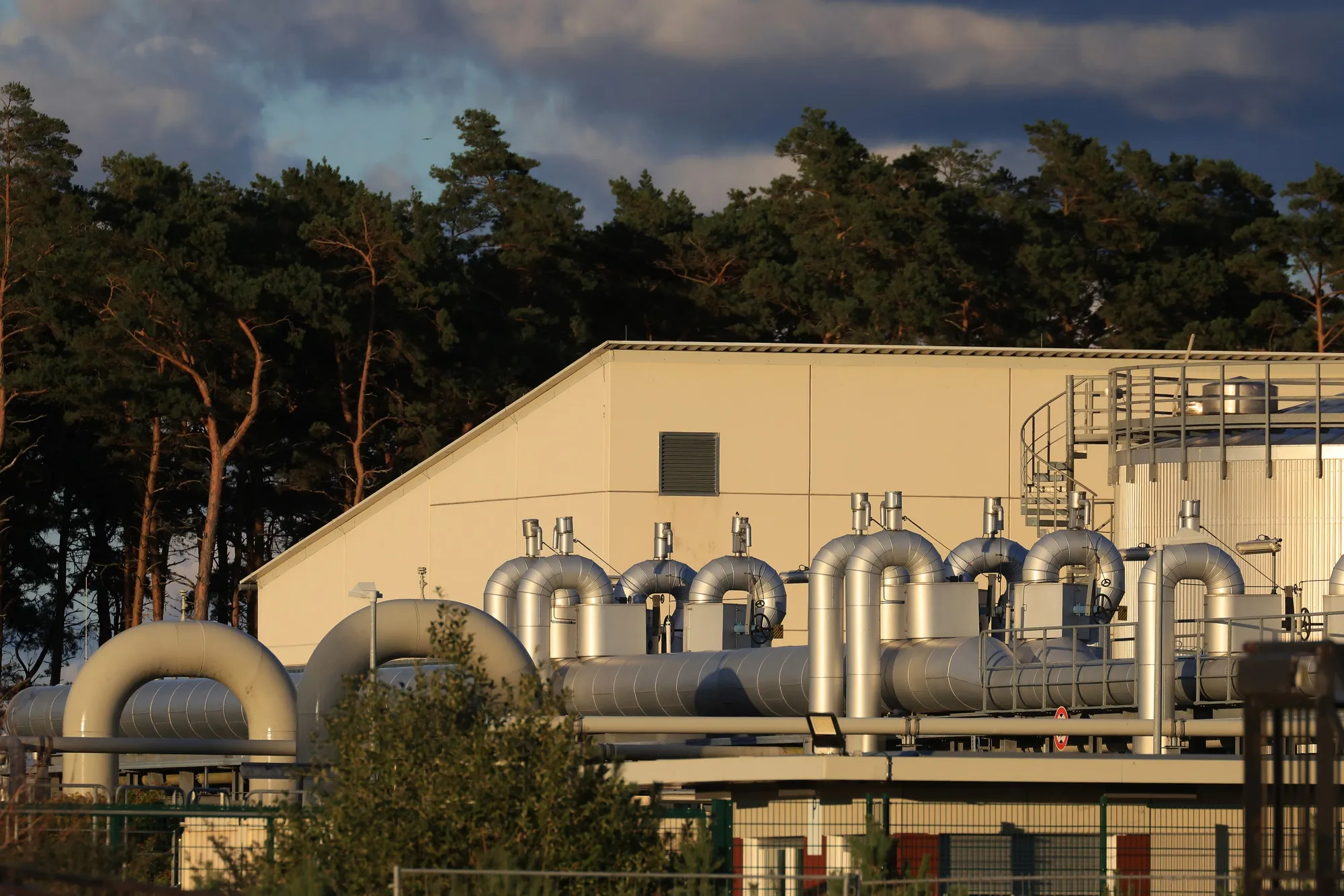 The gas receiving compressor station of the Nord Stream 1&nbsp;pipeline in Lubmin, Germany. It’s one of many fuel links that has ground to a halt since Russia’s invasion of Ukraine.
