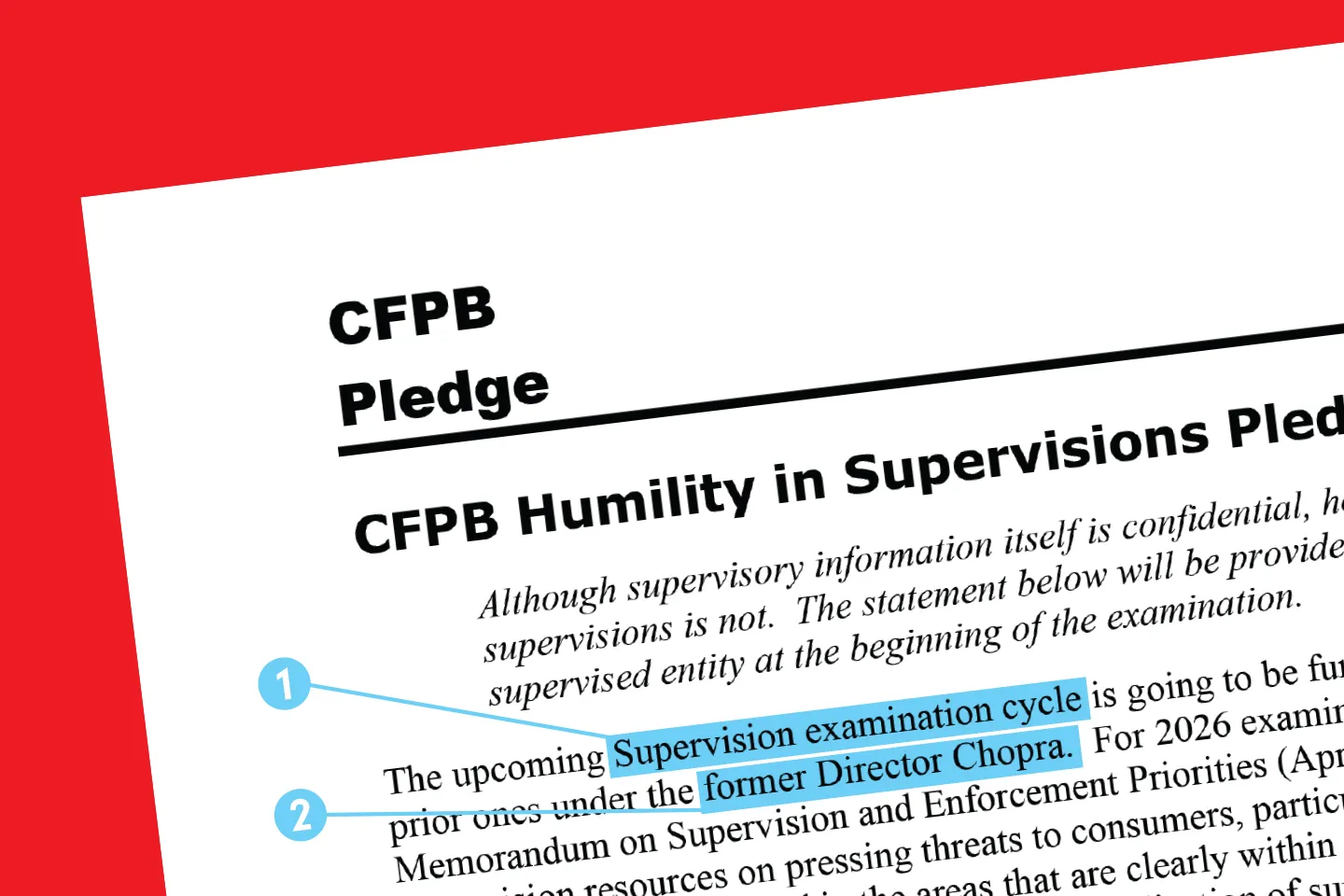 CFPB Humility Pledge HP