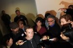 Mark Zuckerberg speaks with journalists after introducing Graph Search at Facebook’s headquarters in Menlo Park, Calif.