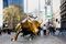 Views Of Wall Street As U.S. Stocks Climb While Tech Shares Rally While Rate Anxiety Ebbs