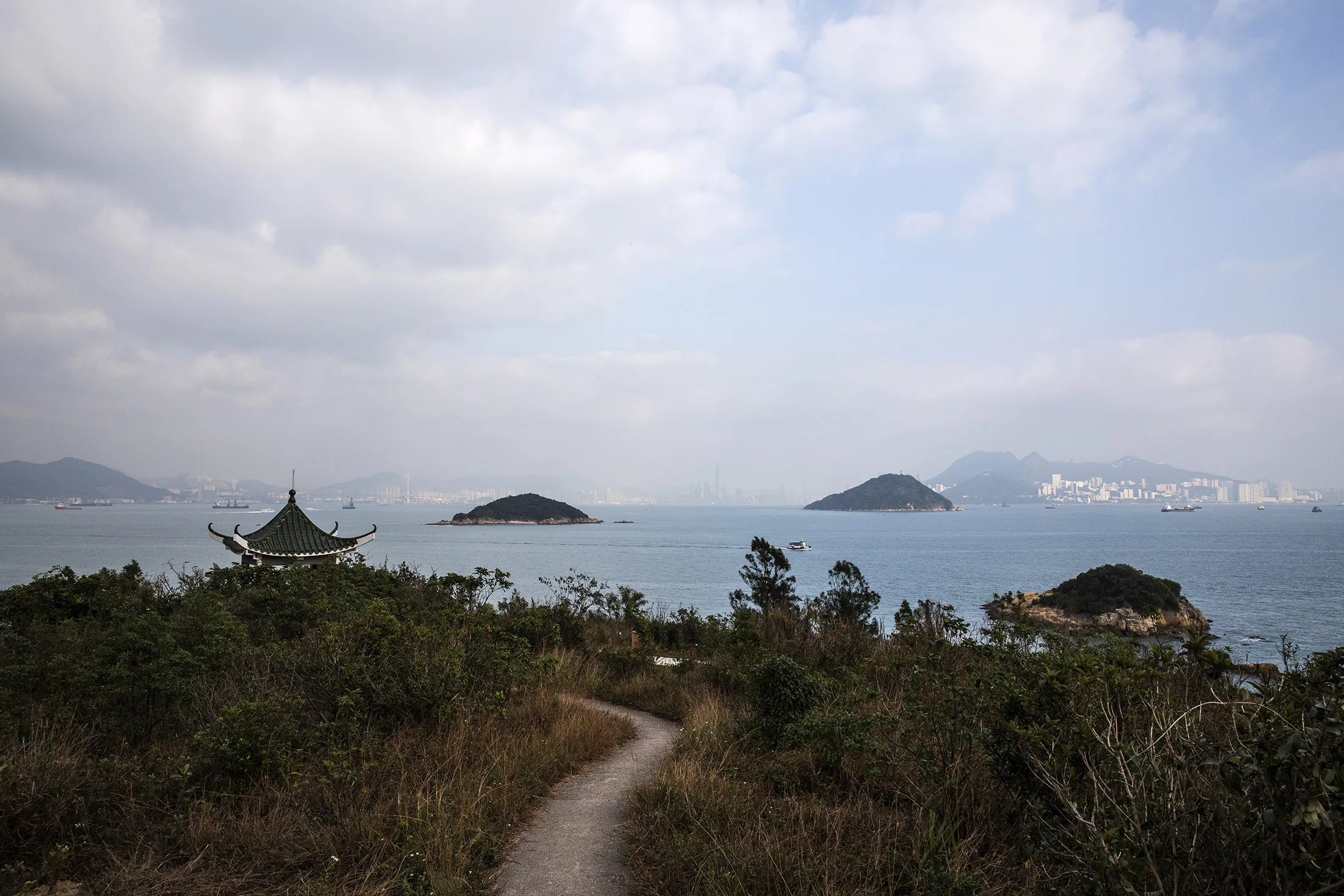 The proposed site for some of the artificial islands that Hong Kong may build to alleviate its high cost of housing.