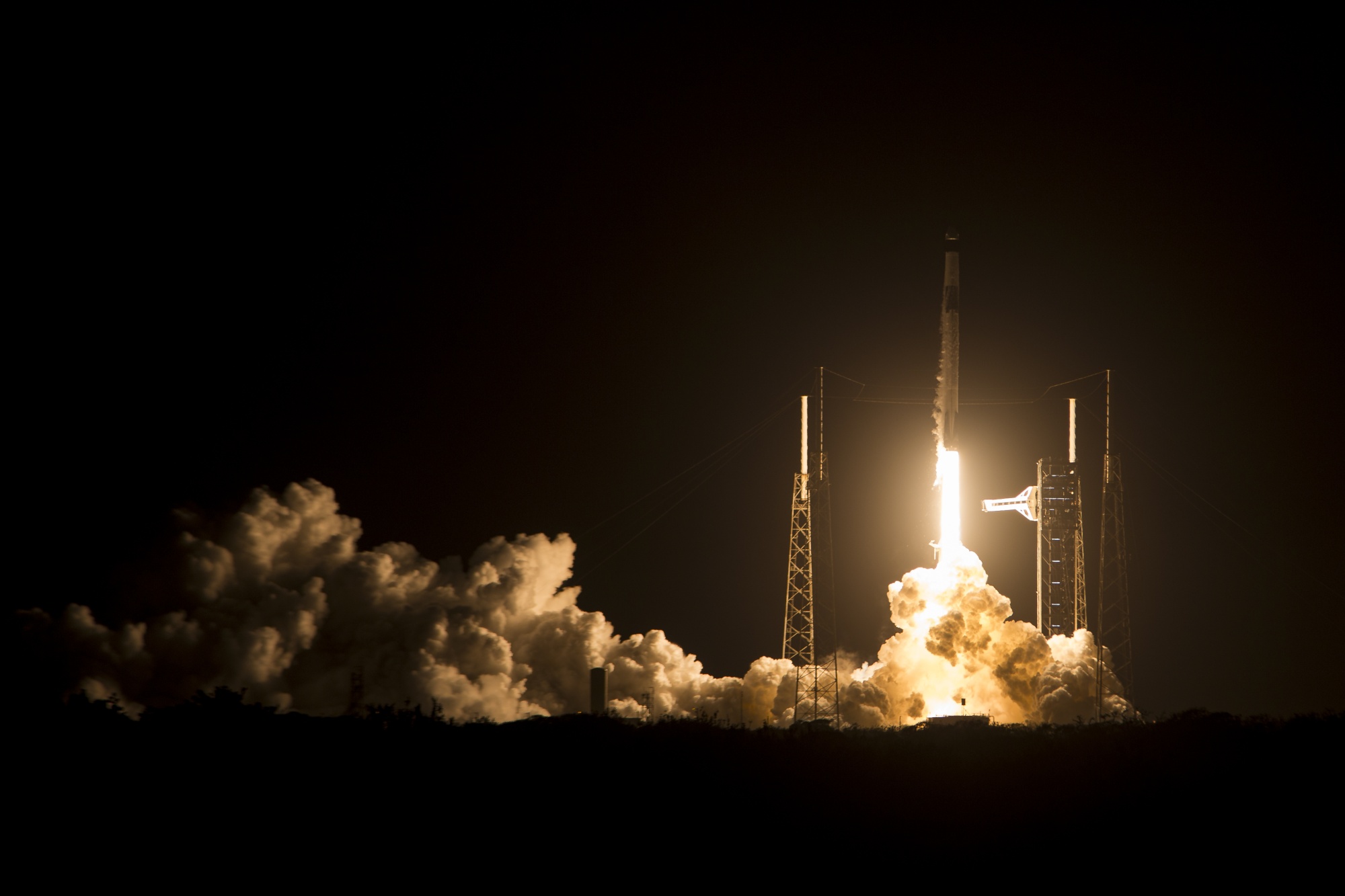 A SpaceX Falcon 9 rocket 