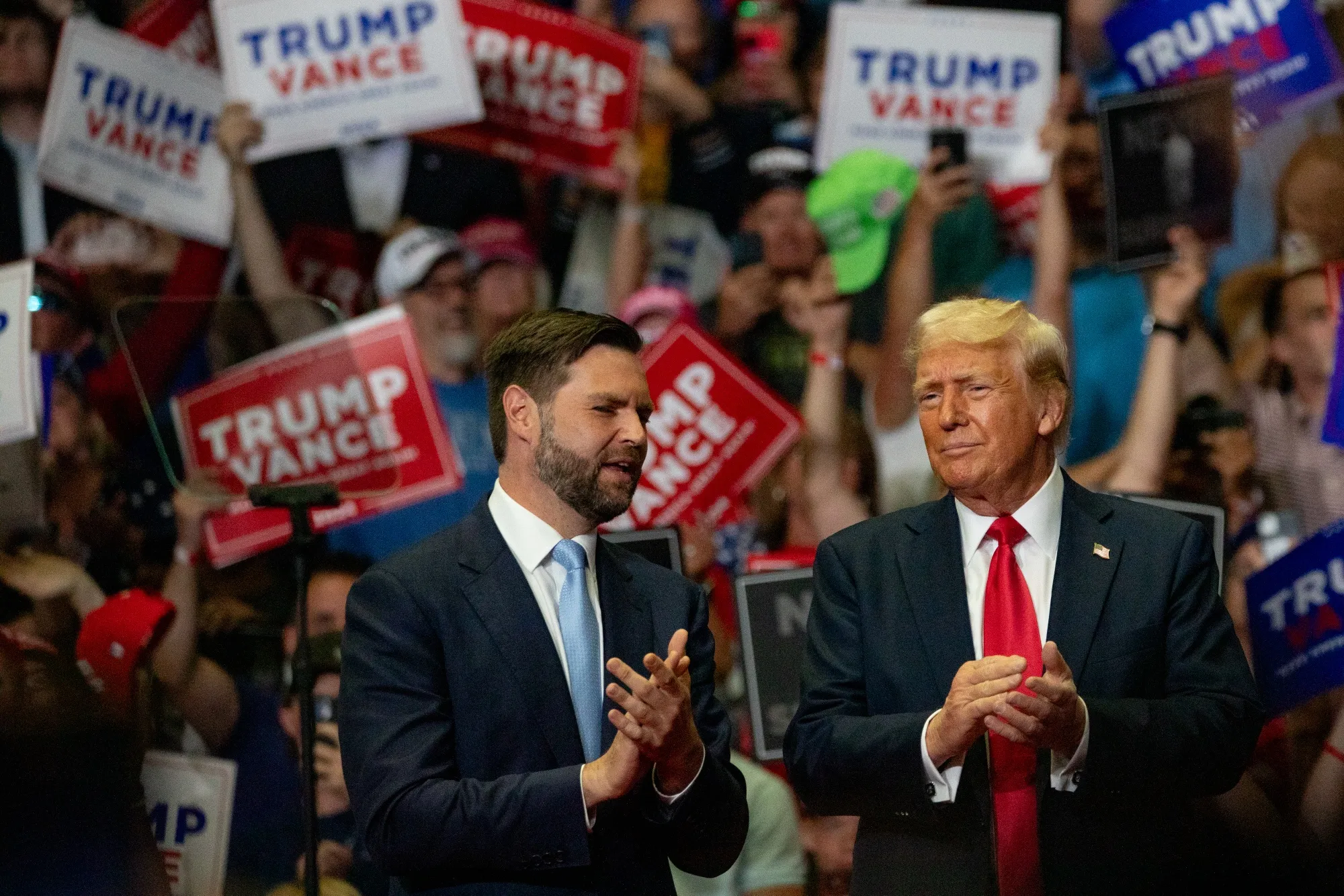 JD Vance and Donald Trump