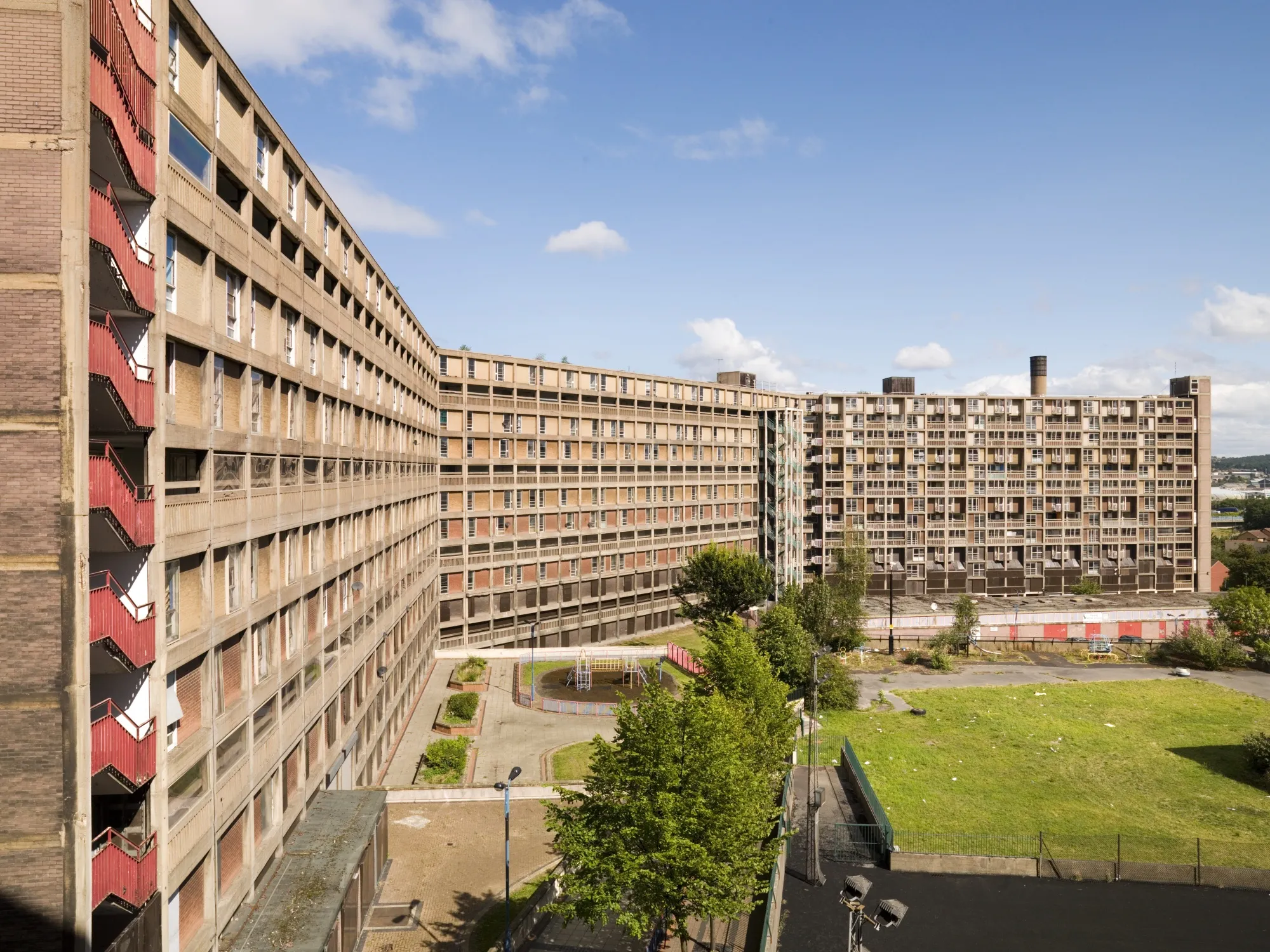 Park Hill, pictured in 2006, two years after developer Urban Splash bought the Brutalist housing megastructure&nbsp;for&nbsp;£1.&nbsp;