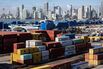 Shipping containers at PortMiami. 
