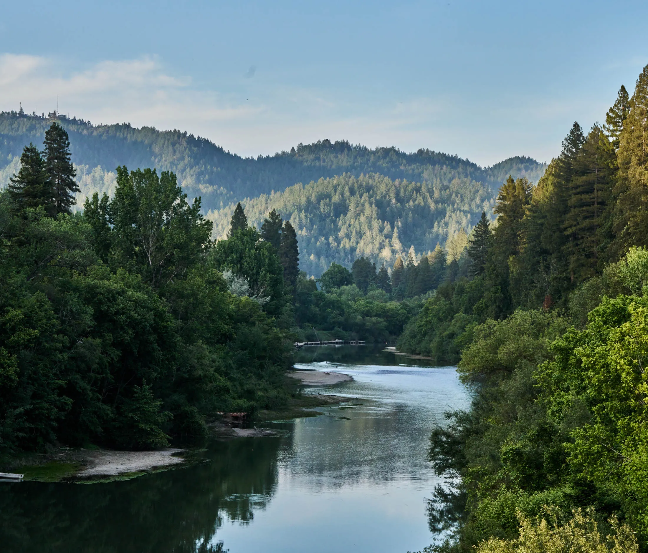 The Russian River as seen from the newly reimagined Dawn Ranch.