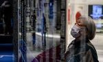 A visitor wearing a face mask, amid concerns over the spread of the COVID-19 novel coronavirus, visits the Japan Olympic Museum in Tokyo on Feb. 26.