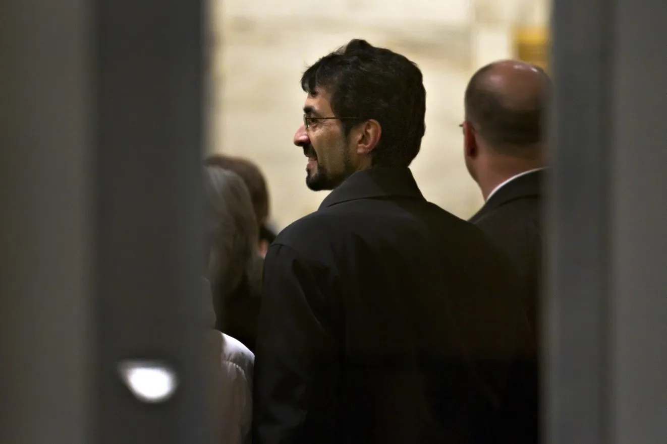 Aleynikov leaves federal court in New York on Dec. 9, 2010.