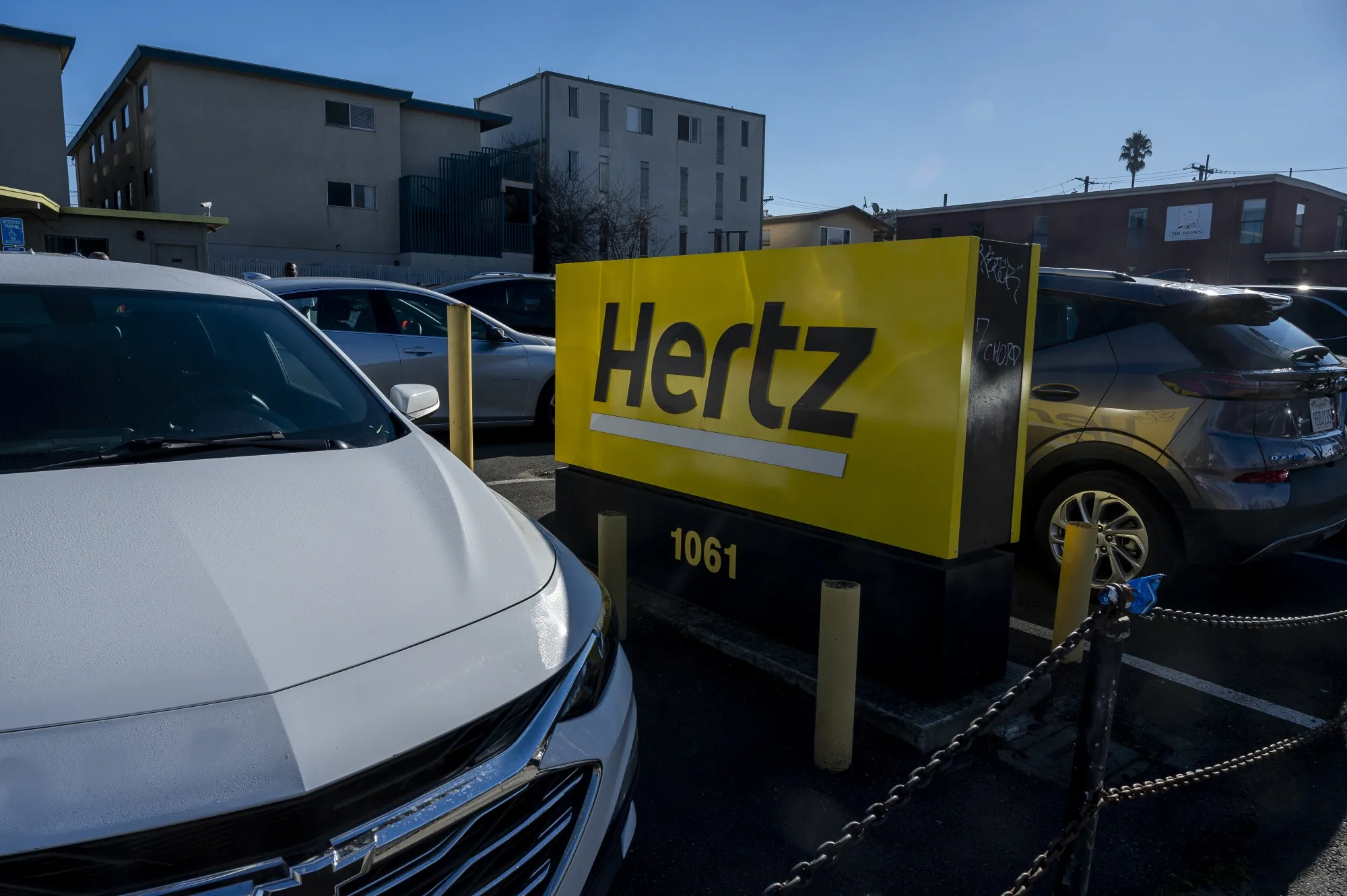A Hertz rental car location in Berkeley, California.