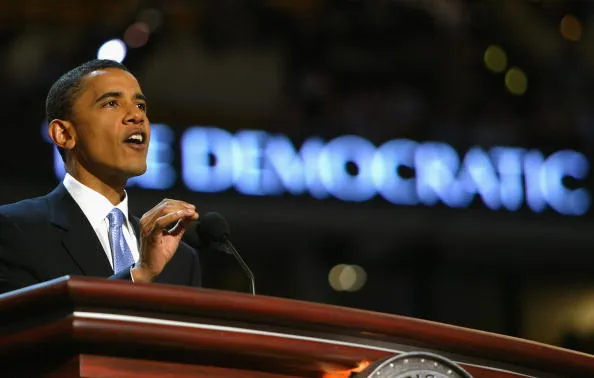 In 2004, a political unknown.
