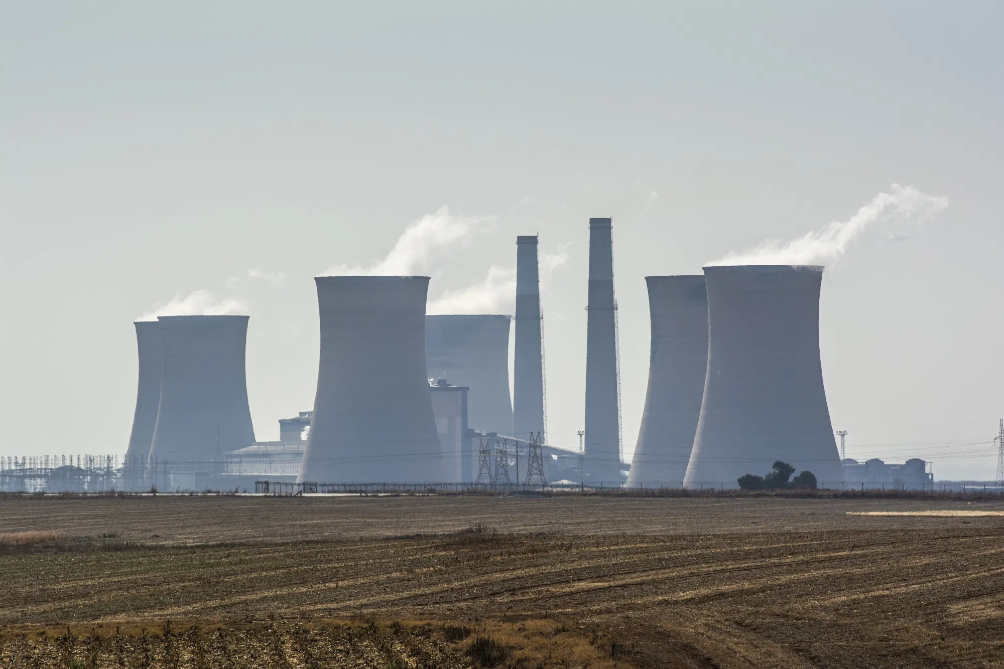 Eskom’s Hendrina coal-fired power station in Mpumalanga, South Africa.