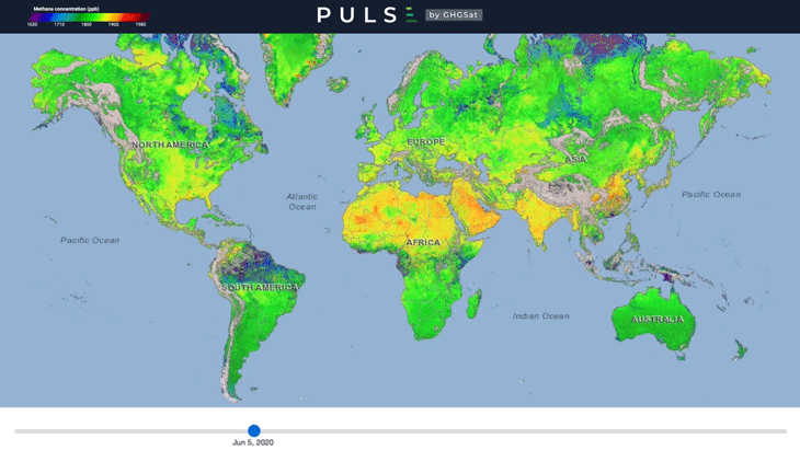 Methane Maps: Climate Satellites From GHGSat Reveal Rising Emissions ...