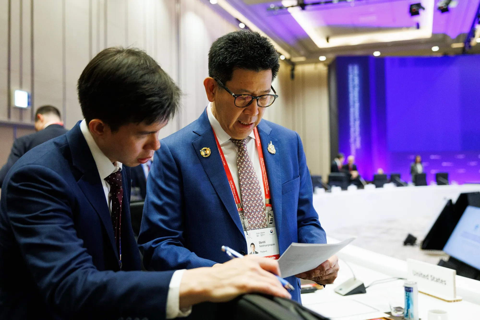 Thailand's Finance Minister Ekniti Nitithanprapas