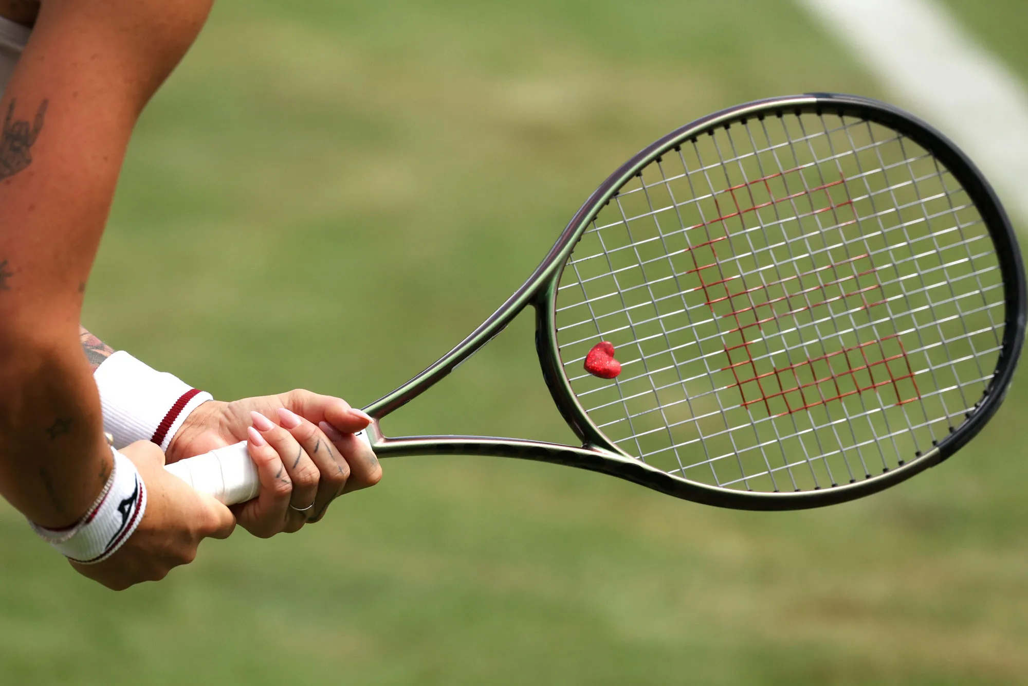 A Wilson tennis racket.