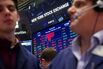 Traders On The Floor Of The New York Stock Exchange As Stocks Hit By Software Selloff