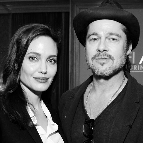 Château Miraval owners Brad Pitt and Angelina Jolie.