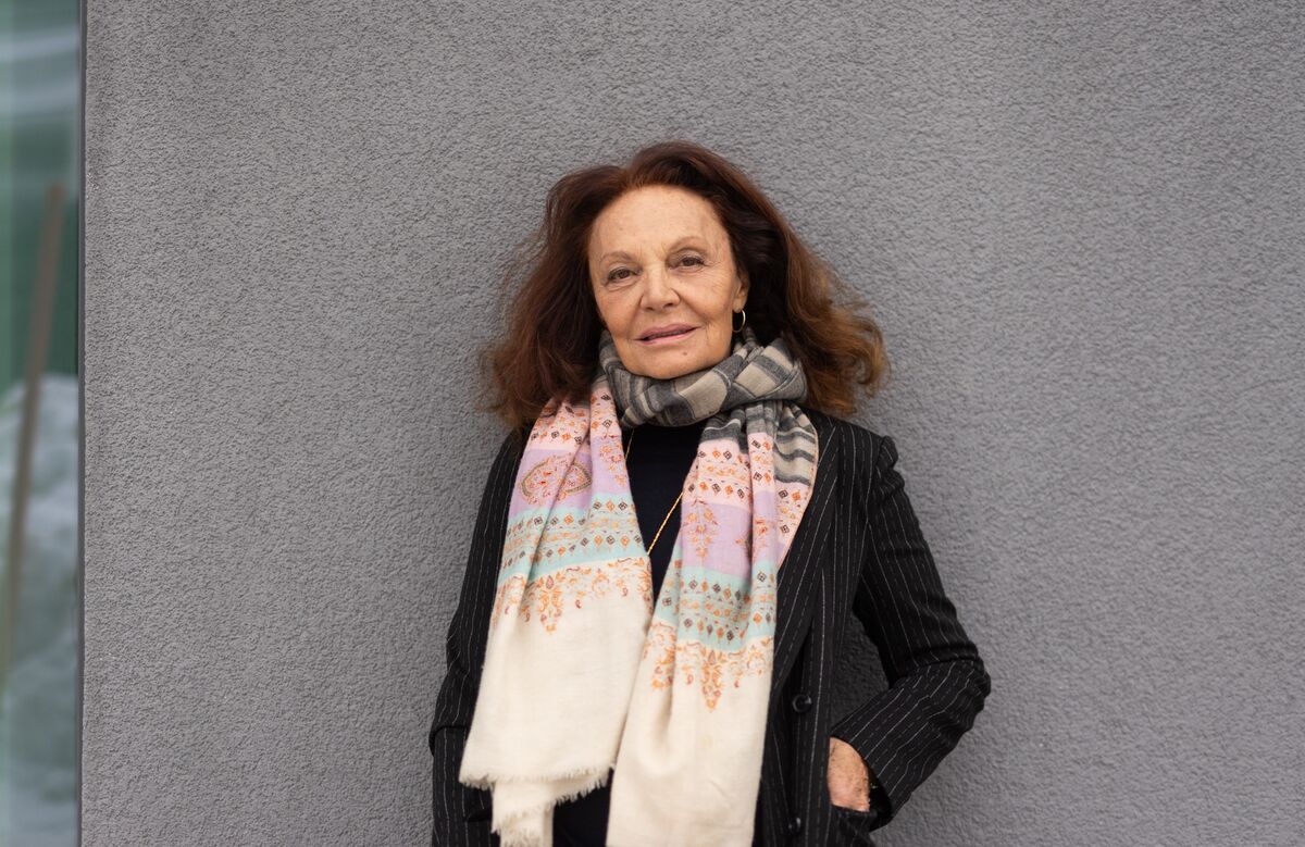 DVF on Immigration, the Iconic Wrap Dress and Ageism - Bloomberg