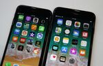 The new iPhone 8 (L) and iPhone iPhone 8S