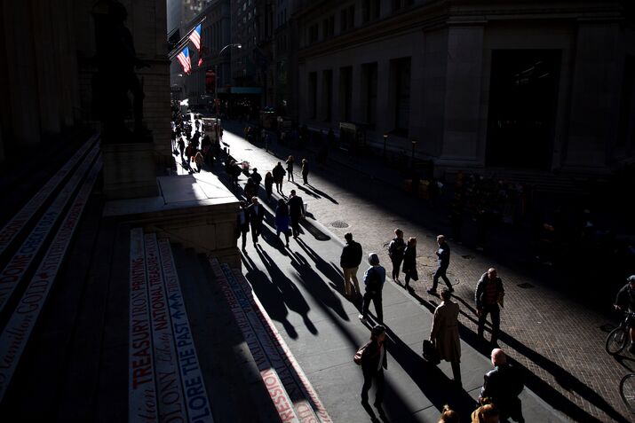 Trading On The Floor Of The NYSE While U.S. Stocks Rise On Deal Activity As Election Looms