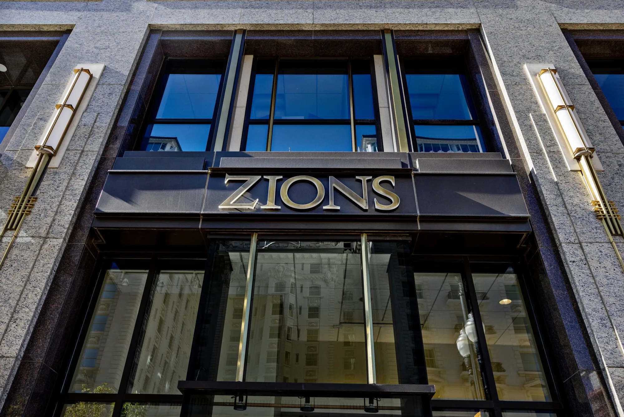 The Zions Bank headquarters in Salt Lake City.&nbsp;