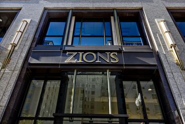 Zions Bank Headquarters Ahead Of Earnings Figures