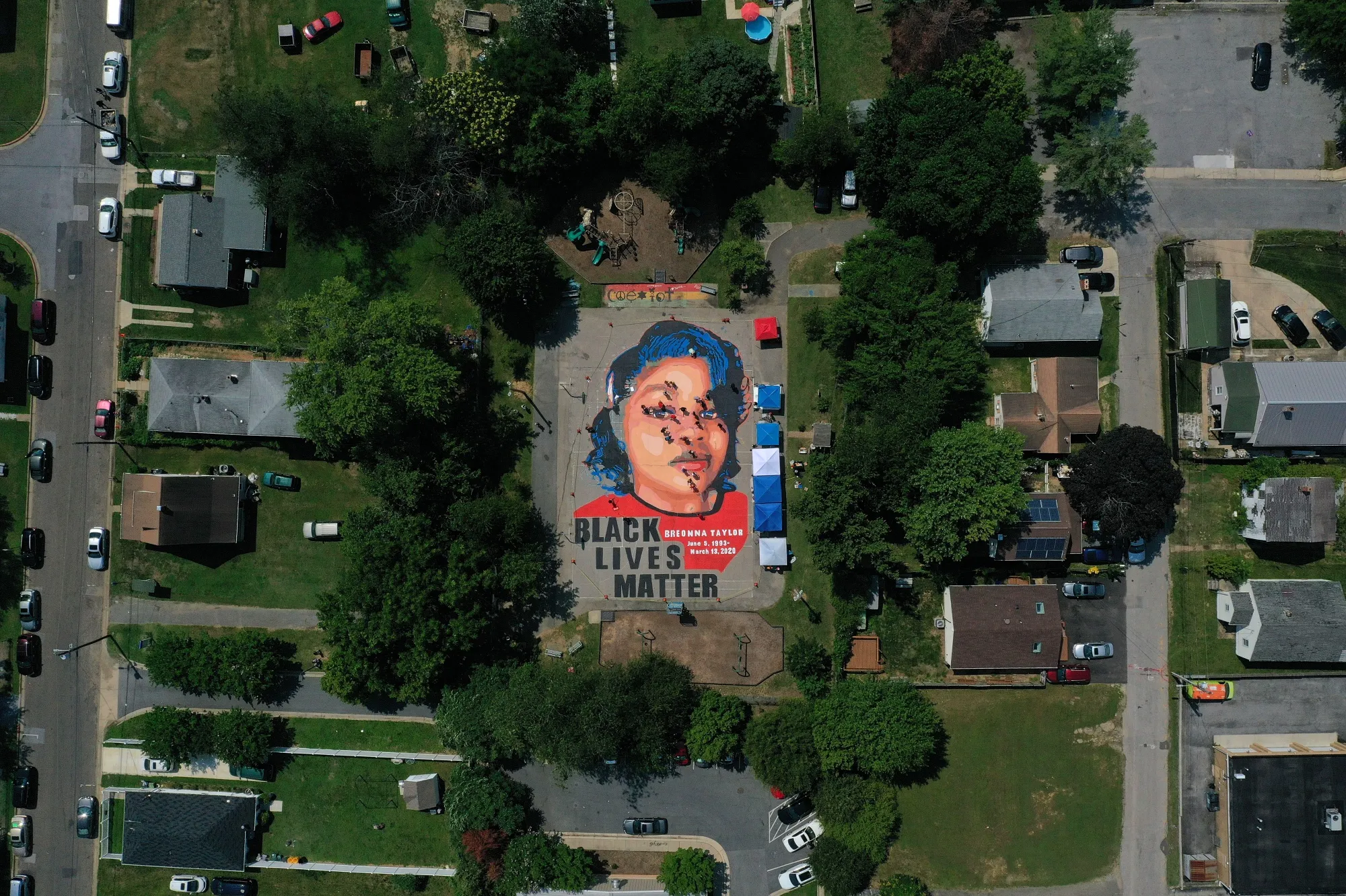 A mural in Maryland.