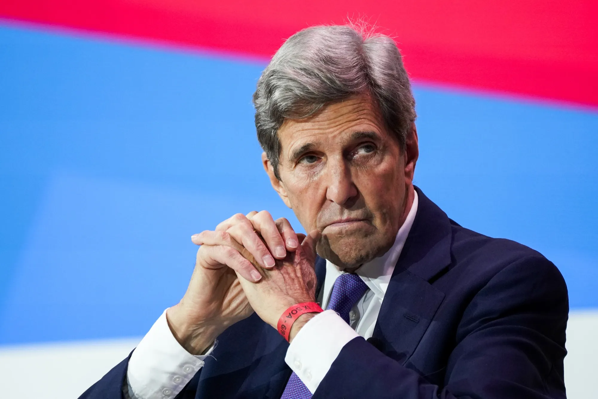John Kerry at a US Chamber of Commerce summit in Los Angeles in 2022.&nbsp;