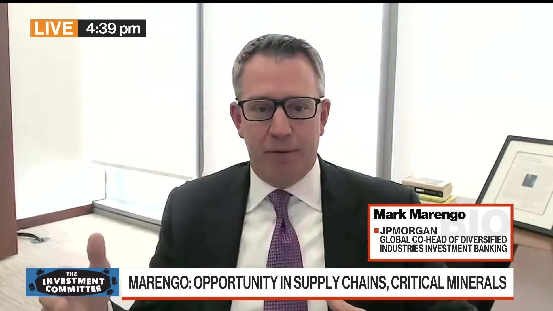 bloomberg.com - Watch Big Pipeline for Defense IPOs: JPMorgan's Marengo