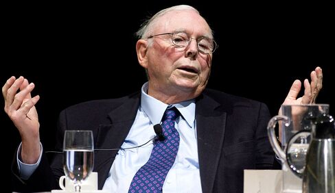 Charles Munger, vice chairman of Berkshire Hathaway Inc.
