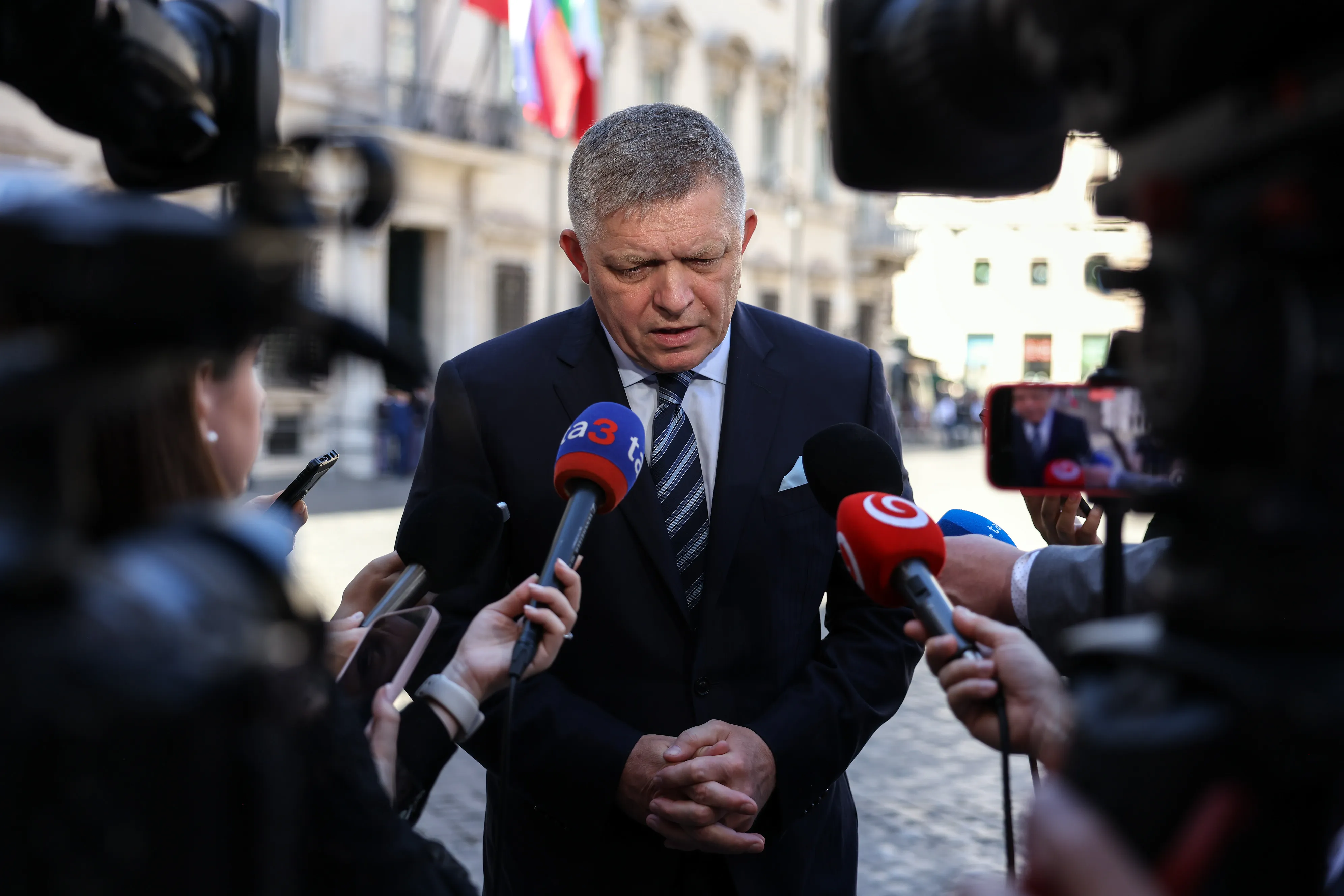 Slovakia's prime minister Robert Fico