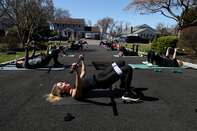 Long Island Fitness Insructor Holds Outside Classes During Coronavirus Pandemic