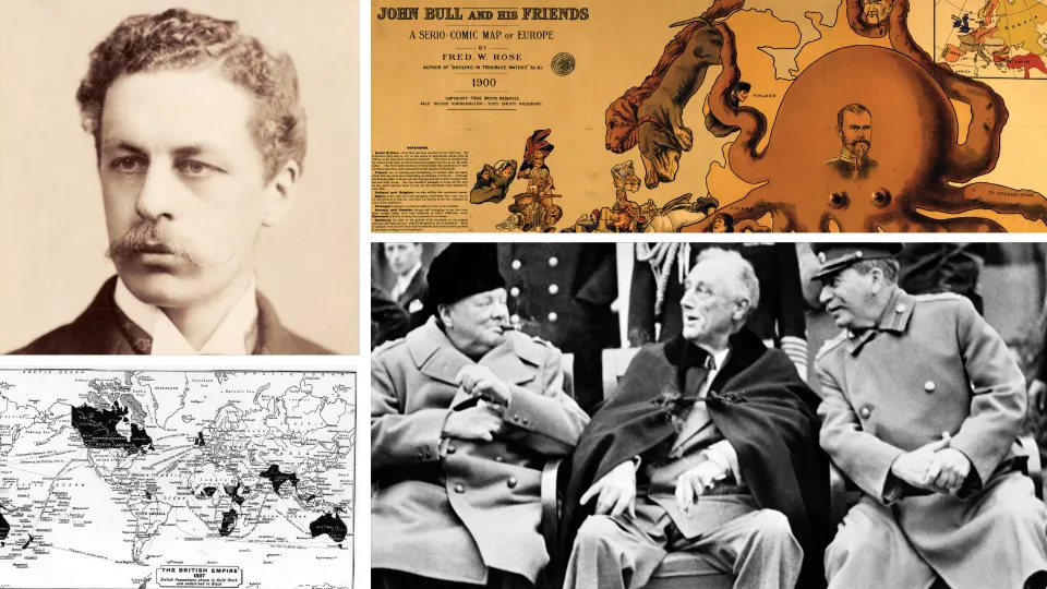 Some&nbsp;characters and comics that drove Halford Mackinder’s century.