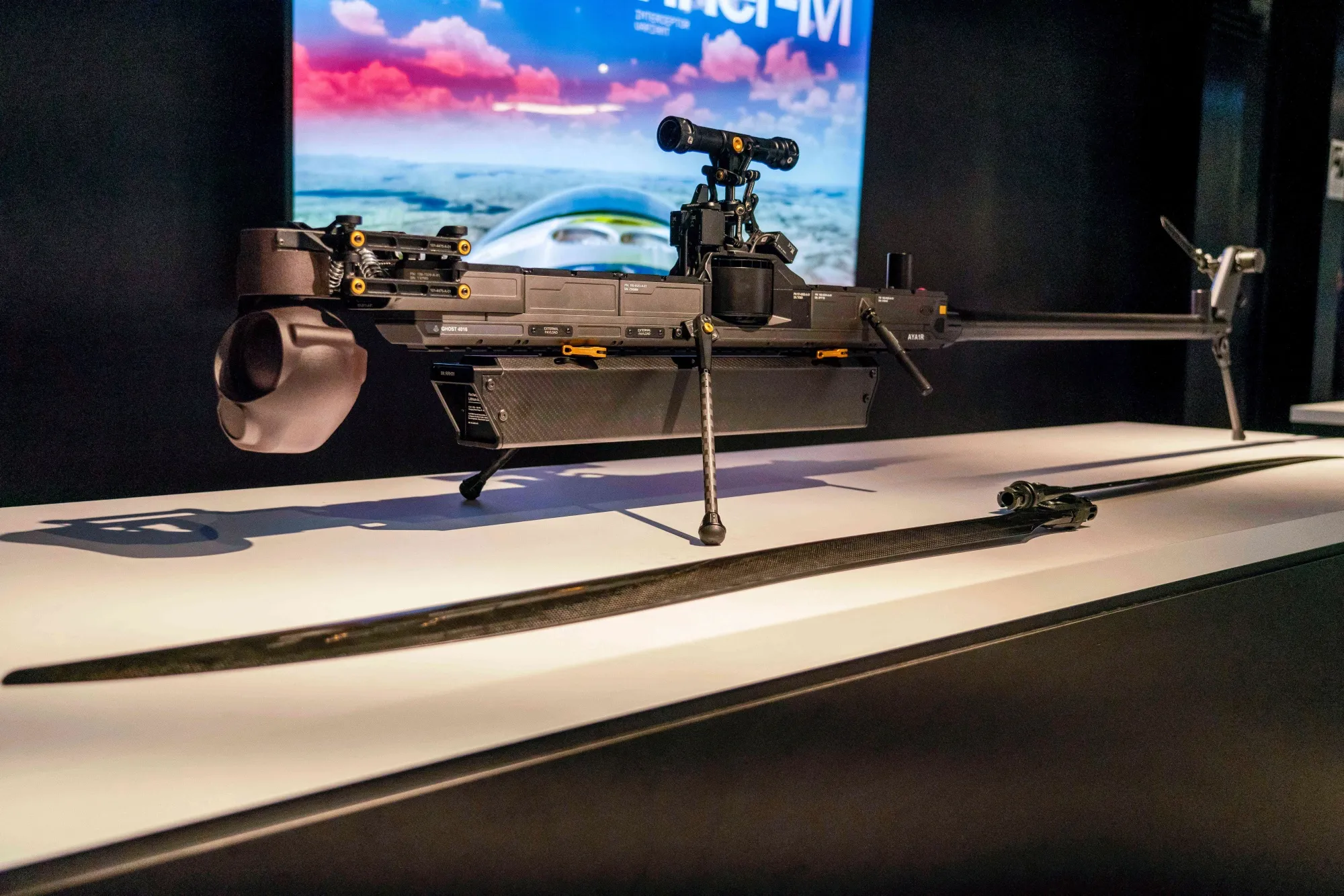 An Anduril autonomous drone&nbsp;in Costa Mesa, California, in 2023.