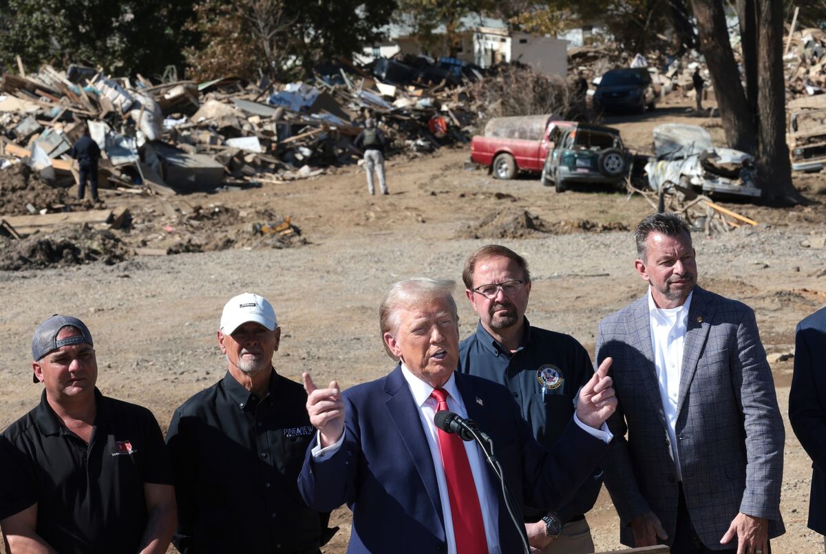 Trump Tries to Use Helene Response Against Harris in North Carolina