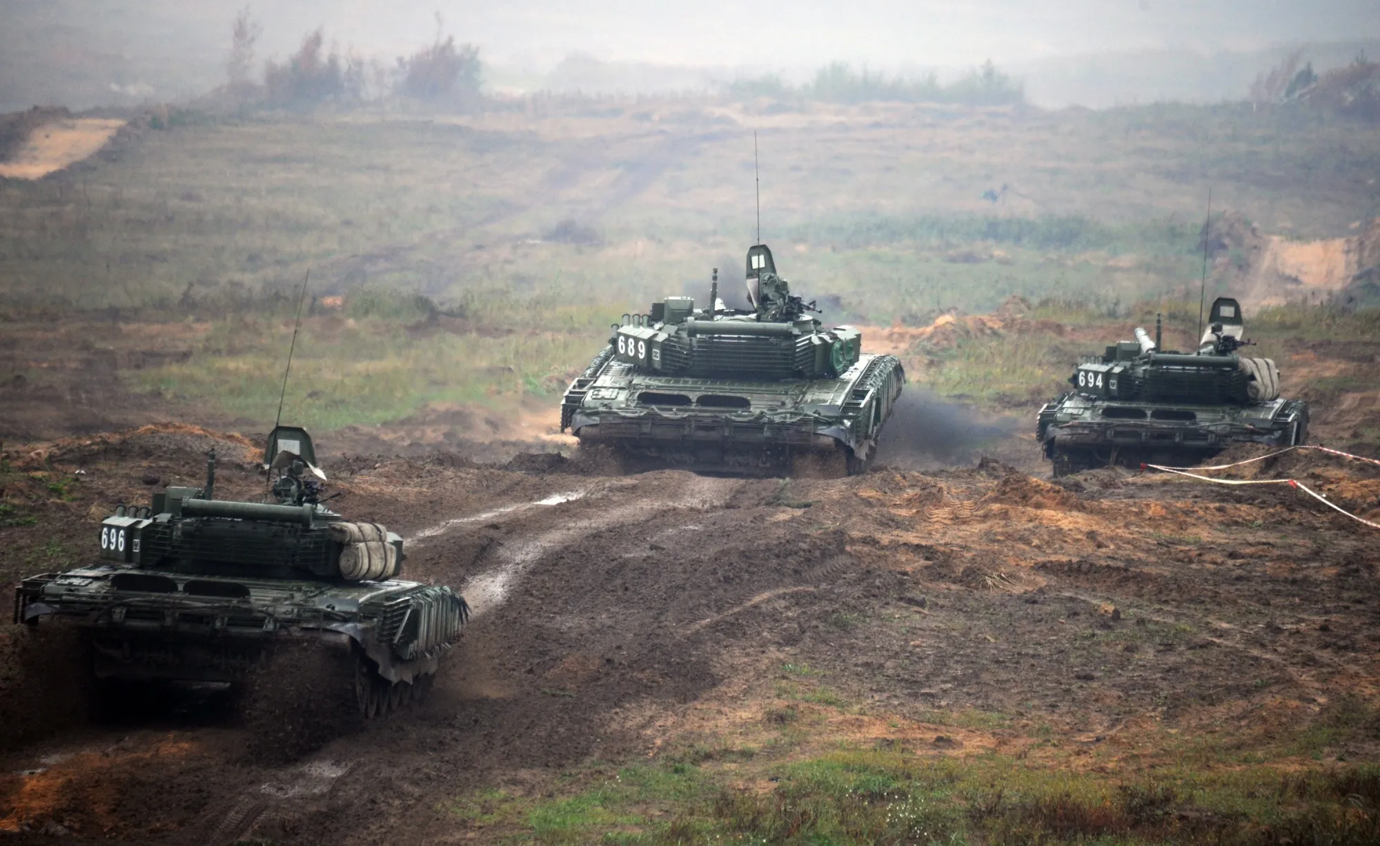 Russia and Belarus regularly hold their Zapad military exercises.