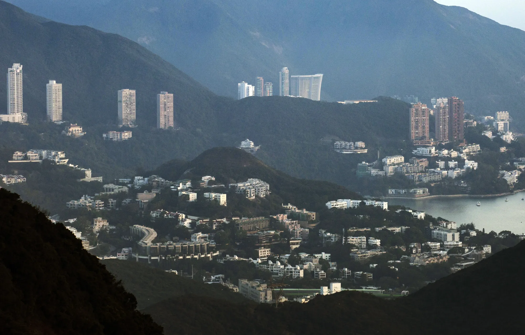 Shouson Hill area in Hong Kong.