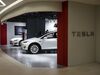 A Tesla Inc. Model S, left, and Model X electric vehicles.