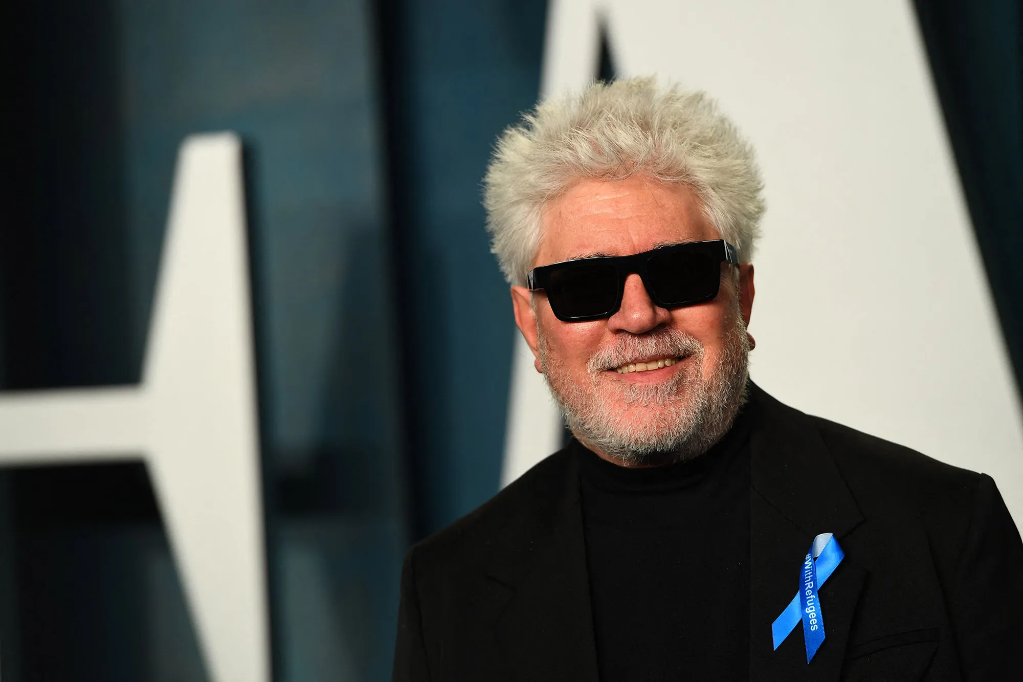 Spanish director Pedro Almodovar attends the 2022 Vanity Fair Oscar Party following the 94th Oscars, on March 27.&nbsp;