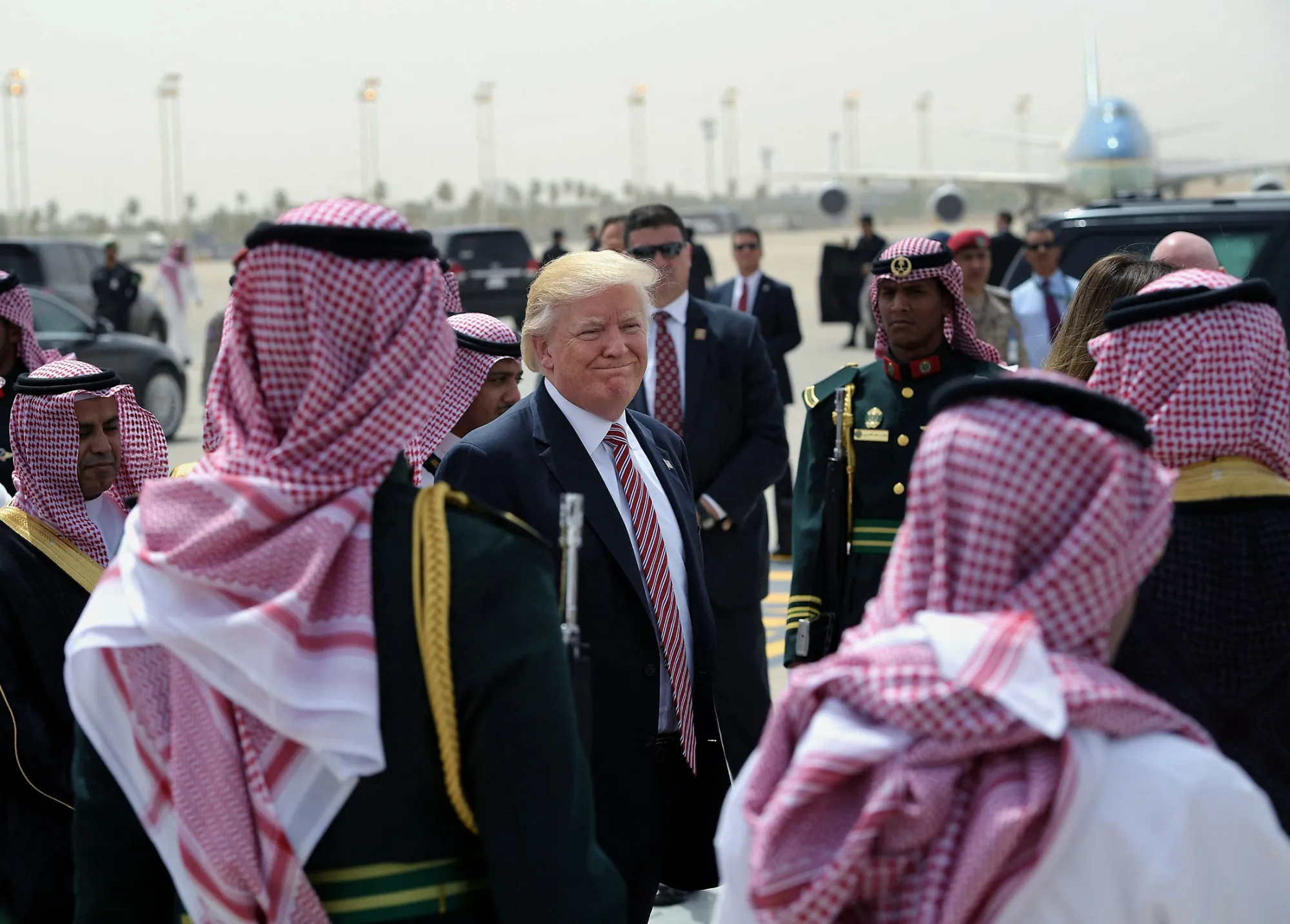 Donald Trump in Riyadh in 2017