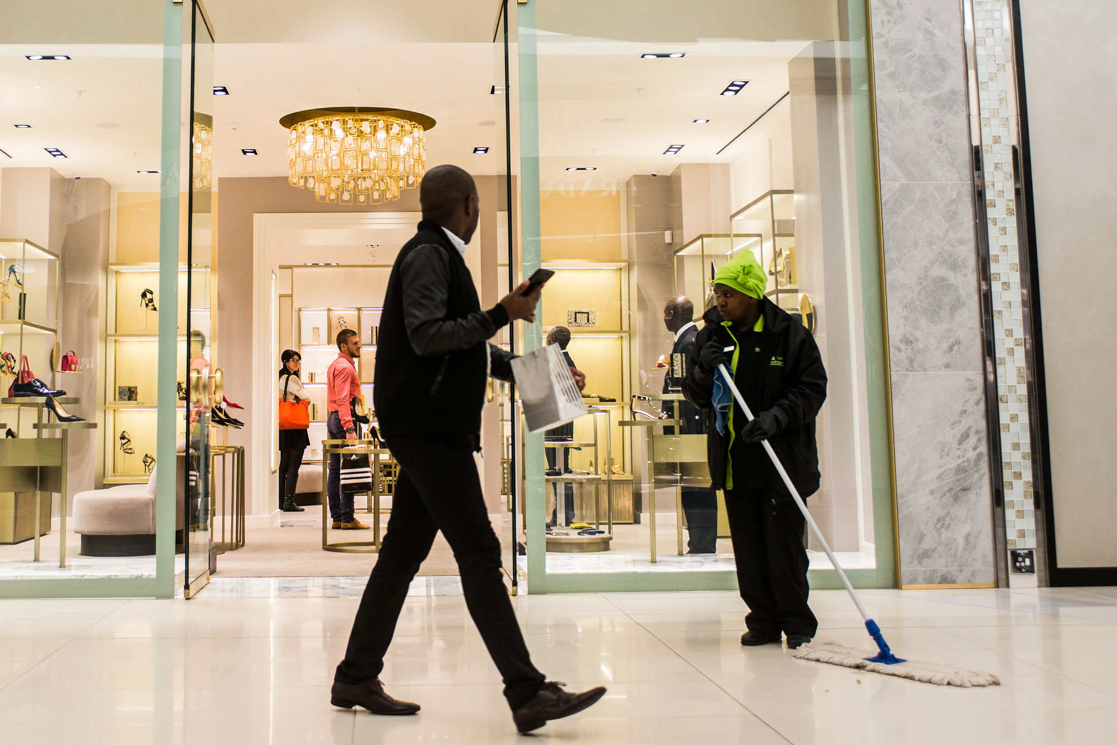 Louis Vuitton Sandton City Diamond Walk South Africa 2015 Photo by