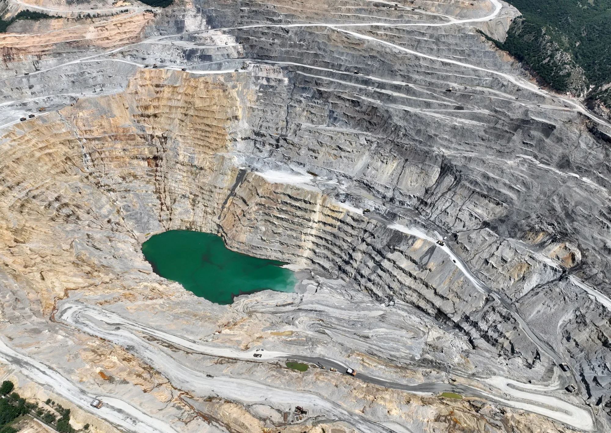 The Veliki Krivelj open pit copper mine in Bor, Serbia. We may need a lot more of this stuff.