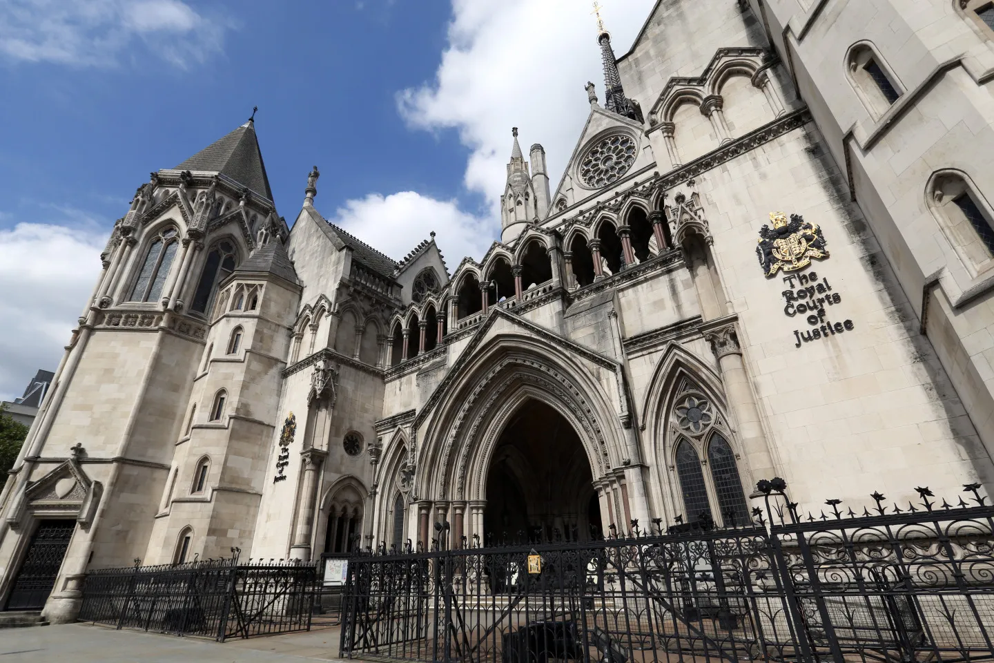 The Royal Courts of Justice in London.
