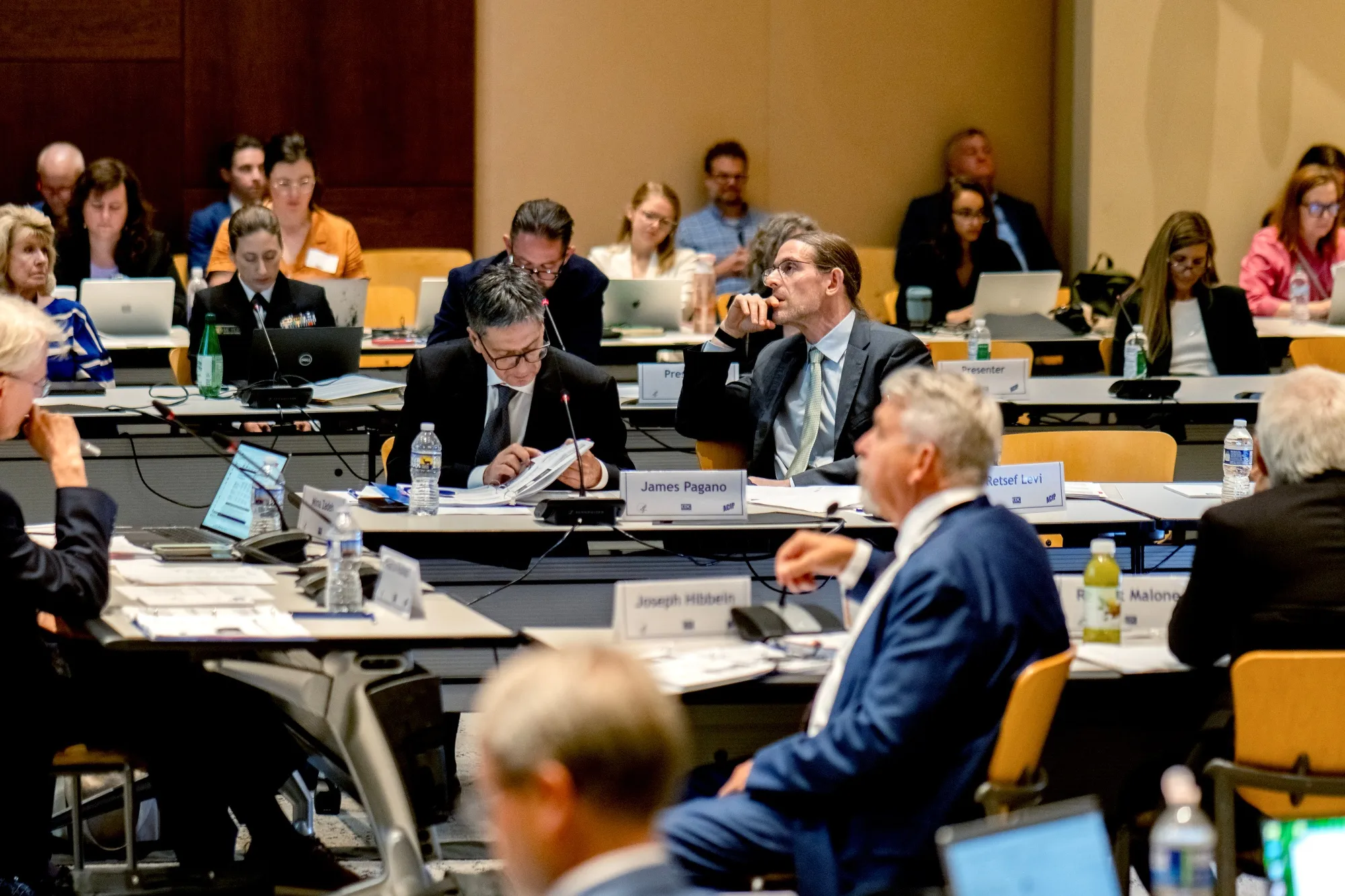 A meeting of the CDC's Advisory Committee On Immunization Practices at the Centers for Disease Control and Prevention (CDC) headquarters in Atlanta in 2025.