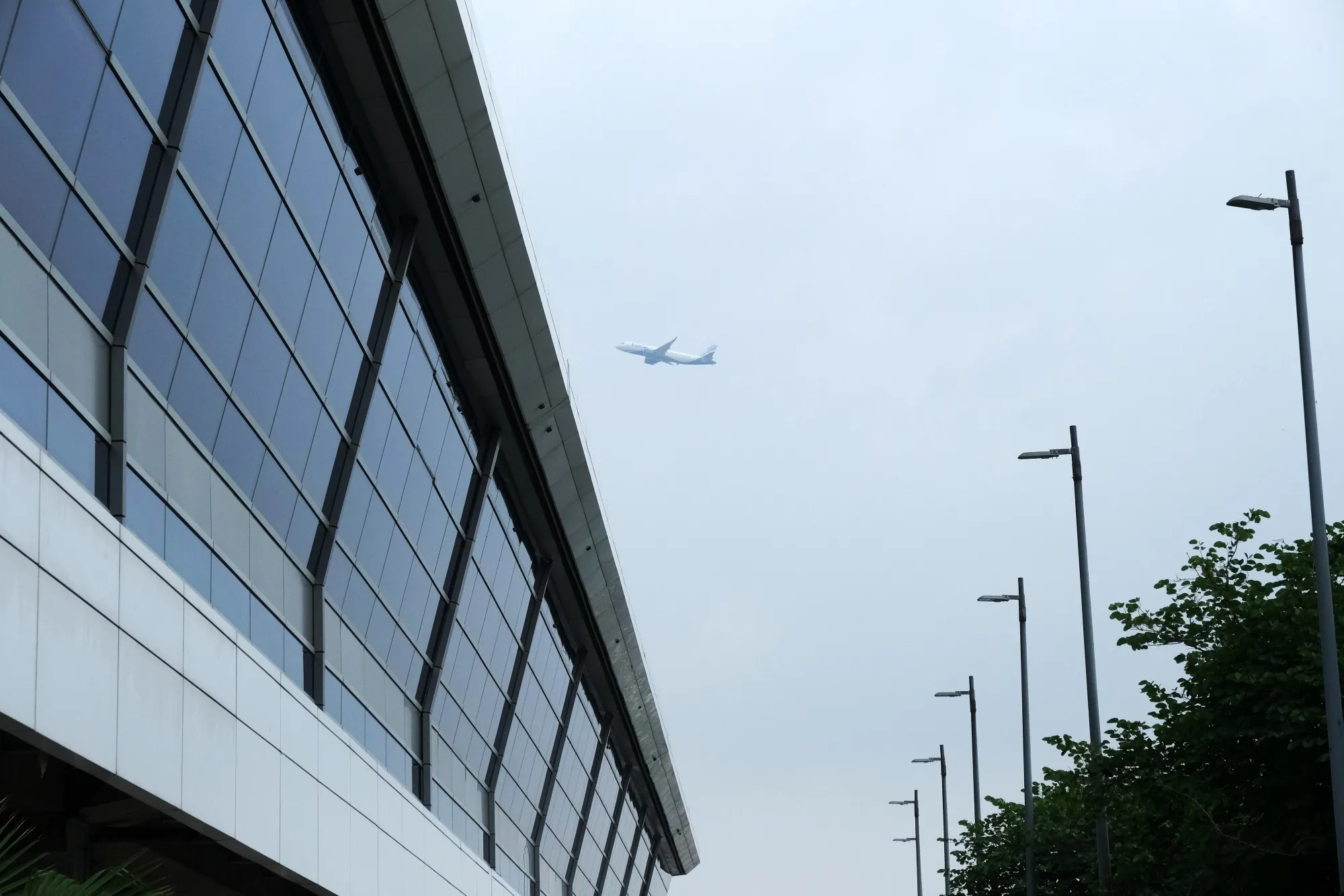 Indira Gandhi International Airport in New Delhi, India.