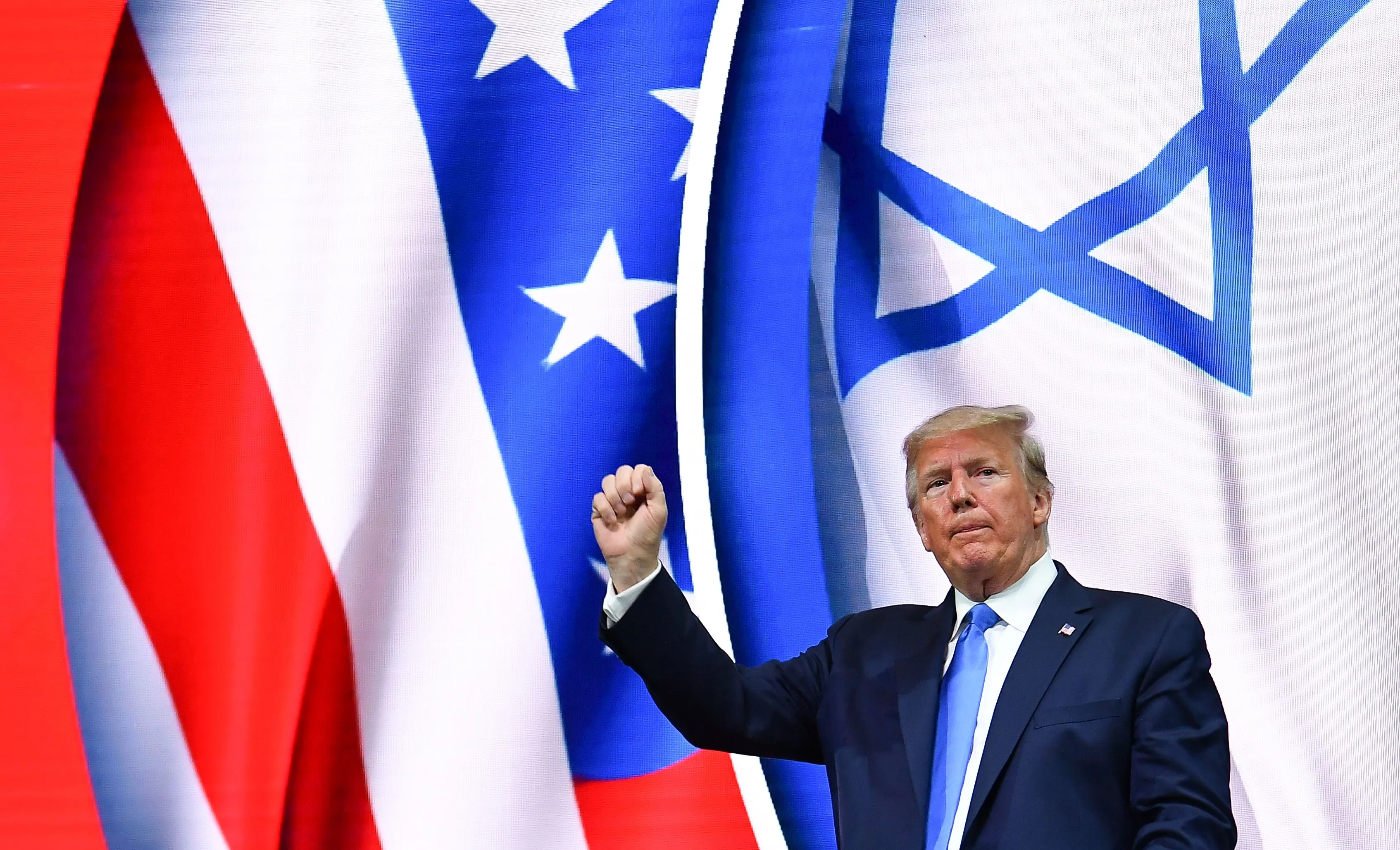 Donald Trump at the Israeli American Council National Summit 2019 in Hollywood, Florida on Dec. 7.